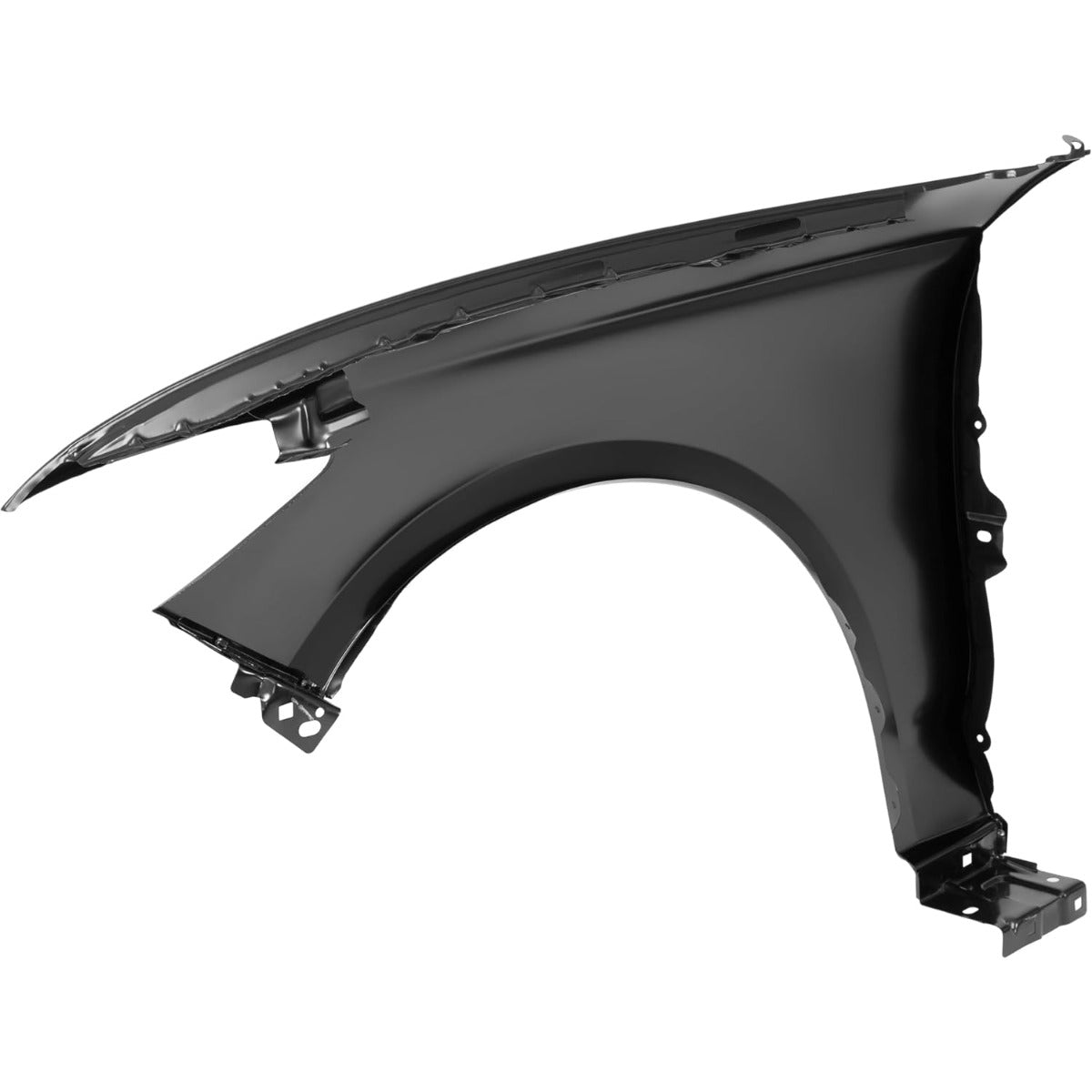 HECASA Front Right Fender Compatible with 2017-2020 Ford Fusion/Police Responder Replacement for HS7Z16006A FO1241305 110-02829R Steel Wheel Fender Panel Electrophoresis Black Passenger Side