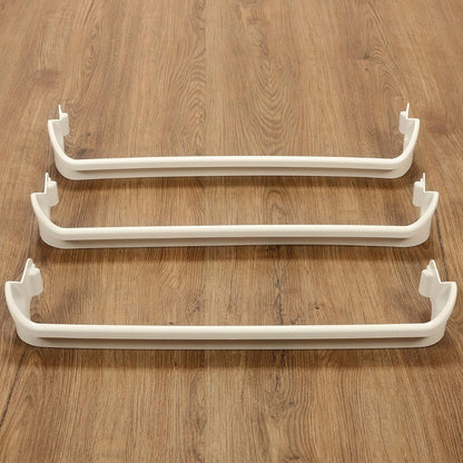 2 x 240534901 & 1 x 240534701(Middle) Refrigerator Door Shelf Rack Bar Compatible with Frigidaire Kenmore Refrigerator Door Shelf Retainer Bar Replace for AP3214631 PS734936 948952 AP3214630