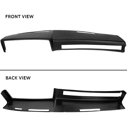 Dash Board Cover & AC Vent Plate Compatible with 1981-1991 GMC Jimmy Chevy Blazer Suburban | Black, Two Packages