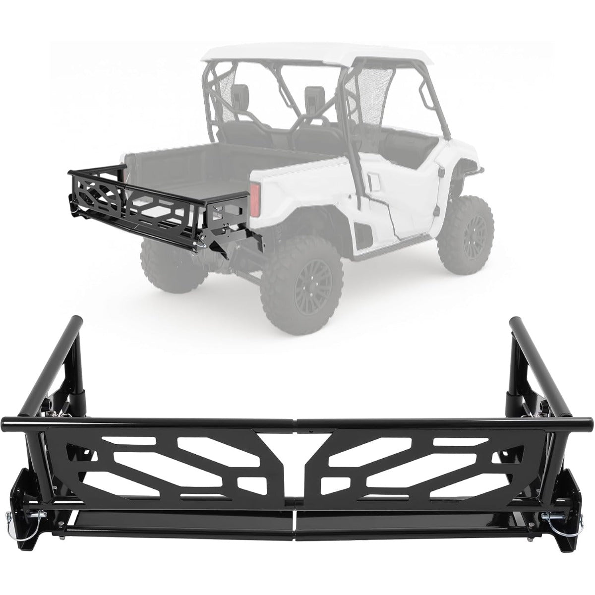 ALMULOO Cargo Tailgate Bed Extender Compatible with Pioneer 700-4 2016+