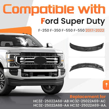 Windshield Wiper Cowl Panel Grille Compatible with 2017-2022 Ford F-250 F-350 F-450 F-550 Super Duty Replacement for HC3Z-25022A69-AC HC3Z-25022A68-AB Front Window Cover Insert Panel Left&Right