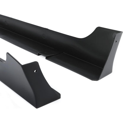 Side Skirt Compatible with 2013-2017 Honda Accord 4DR Sedan Models Rocker Panels Guard Splitter Extension Spoiler Black PP