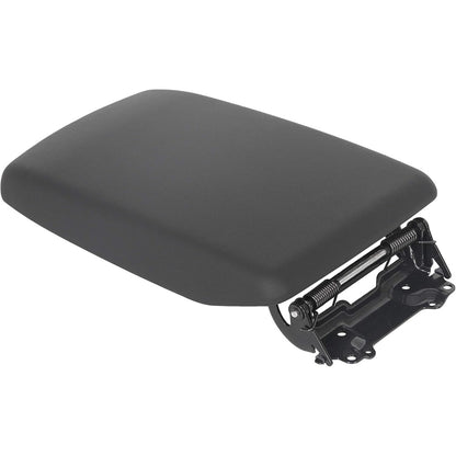HECASA Center Console Door Lid Armrest Cover with Bracket Compatible with 2008-2013 Toyota Highlander Replace for 58905-0E040-B0 Black