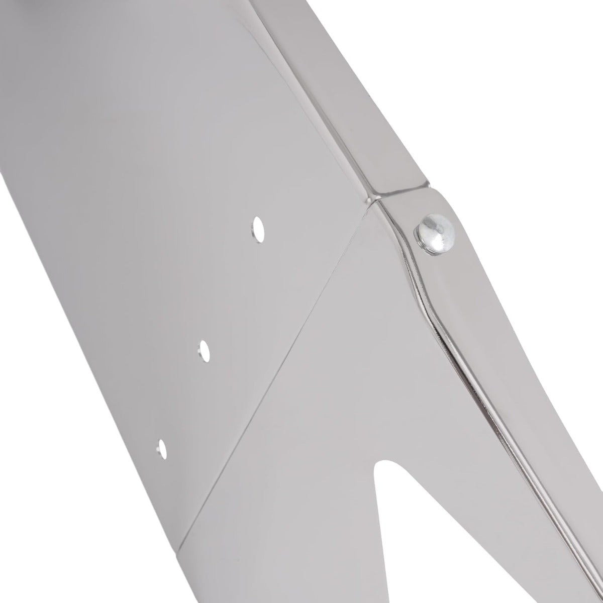Front Bumper Assembly Compatible with 2011-2022 Kenworth T680 w/Two Tow &Custom Radar Sensor Cut-out w/Brackets 3PCs Steel Chrome Silvery