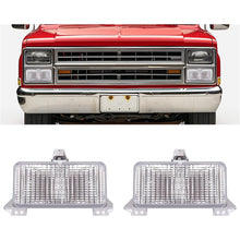 HECASA Pair Turn Signal Light Compatible with 1983-1991 Chevy Chevrolet Blazer GMC Suburban C/K/R/V Pickup Truck Replacement for GM2520122 GM2520122 Parking Light Lamp Driver&Passenger Side Clear Lens