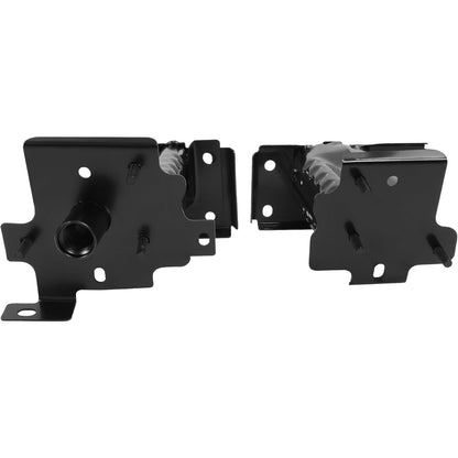 ALMULOO Pair Front Bumper Brackets Compatible with 2014-2019 Nissan Rogue Steel Electrophoresis Primed Black Bumper Reinforcement Mounting for NI1067146 NI1066146 Driver&Passenger Side