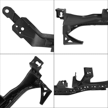 ALMULOO Front Bumper Bracket Compatible with 2018-2023 Subaru Crosstrek Plastic(PP+GF30) Black Replace For 57707FL010 57707FL000 SU1042106 SU1043106 Left and Right