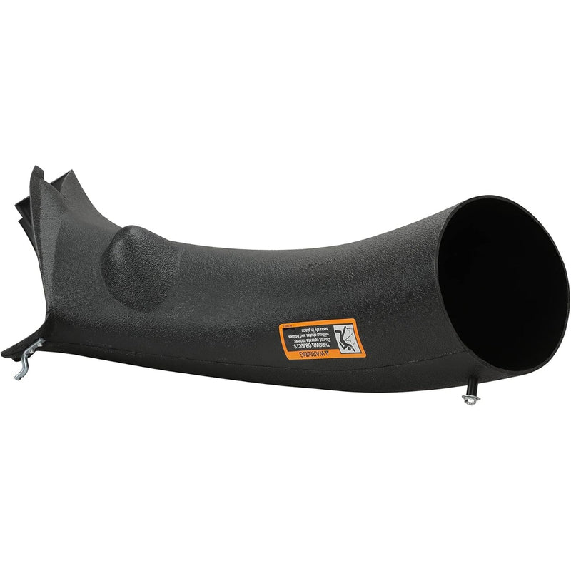HECASA Lower Bagger Discharge Chute Compatible with John Deere 102 105 115 125 135 D100 L100 LA100 X110 D L LA X Series Replacement for GY20423 Bagger Discharge Chute Equipment, NN1578, Black