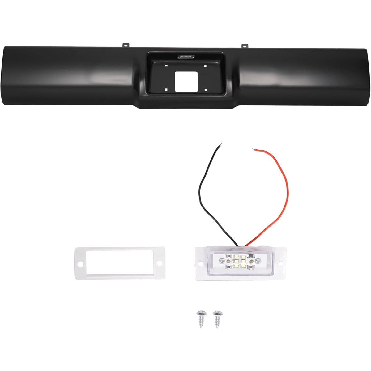 KUAFU Bumper Roll Pan Compatible with 1992-1999 Suburban Tahoe Blazer C1500