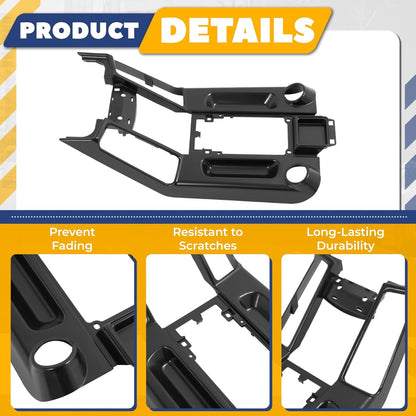 Center Console Cover Compatible with 2003-2006 Land Rover Range Rover Replacement for FJV500190PVA ABS Plastic Black