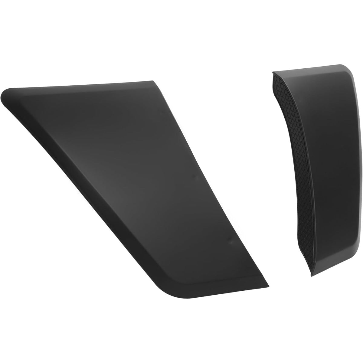 Rear Air Fender Vent Compatible with 2015-2023 Ford Mustang All Model Plastic (PP+TD20) Primer Matte Black Left & Right