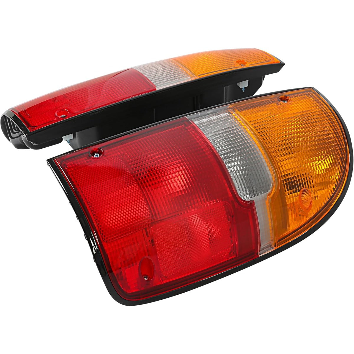 ECOTRIC Tail Light Brake Lamp Driver Left & Passenger Right Taillight W/Bulb Compatible with 1995-2000 Toyota Tacoma Halogen Rear Tailight Replacement for TO2800116 TO2801116 8156004030 8155004030