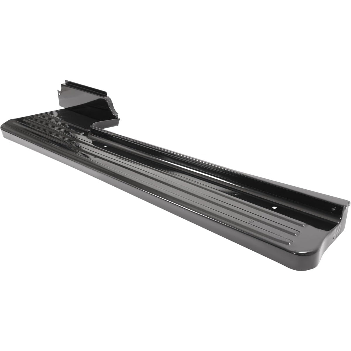 Running Board Pair Compatible with 1953-1956 Ford F100 2-Door Pickup Truck Short Bed Step Board Powder Coated Black Steel Left+Right