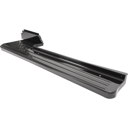 Running Board Pair Compatible with 1953-1956 Ford F100 2-Door Pickup Truck Short Bed Step Board Powder Coated Black Steel Left+Right