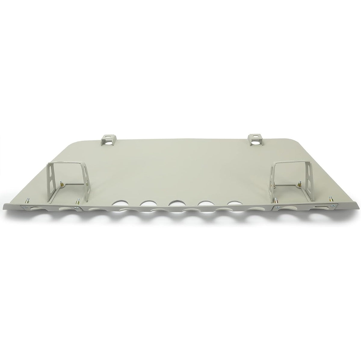 Front Lower Skid Plate Compatible with Mercedes-Benz G63 G65 G-Class Bumper Engine Guard Valance Air Dam Deflector Panel Aluminum Powder Coated Silvery
