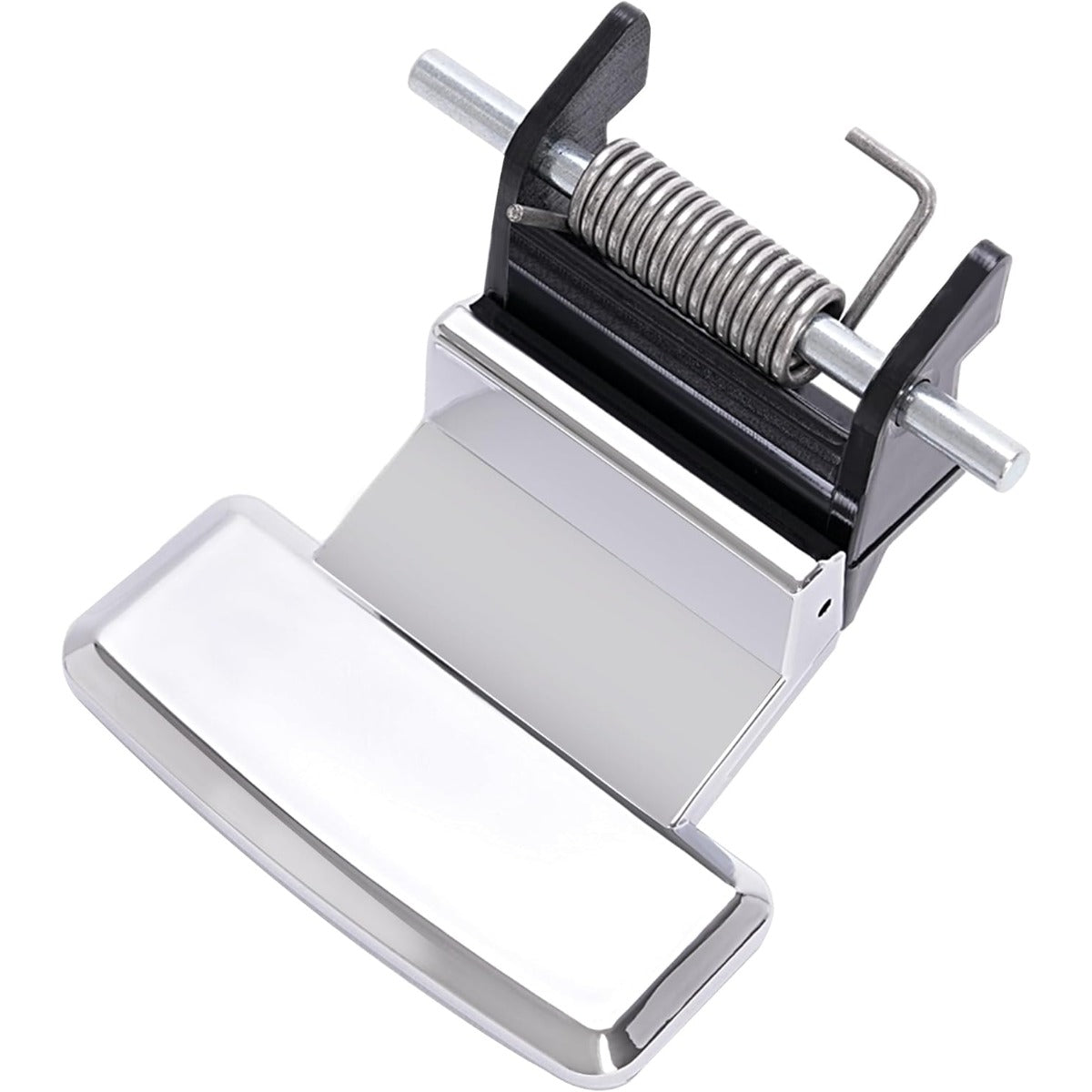 KUAFU Center Console Lid Striker Handle Latch Compatible with 2009-2019 Ford Flex Replacement for FA8Z-7406064-AA FO2910100 Plastic Chrome Silvery & Black