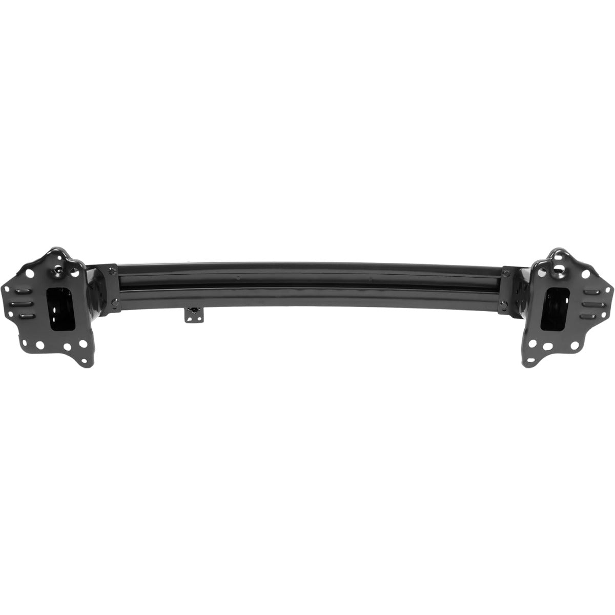 HECASA Front Bumper Reinforcement Compatible with 2017-2020 Hyundai Elantra Without Cruise Control Holes 64900F3000 HY1006156 Bumper Face Impact Bar Crossmember Steel Electrophoresis Black