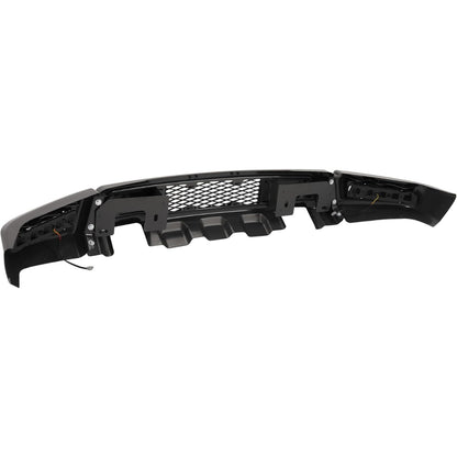 Front Bumper W/LED Fog Lights Compatible with 2009 2010 2011 2012 2013 2014 Ford F150 Crew/Extended Cab Pickup 4-Door/Standard Cab Pickup 2-Door Except Raptor Model, Raptor Style Bumper 3 Pcs