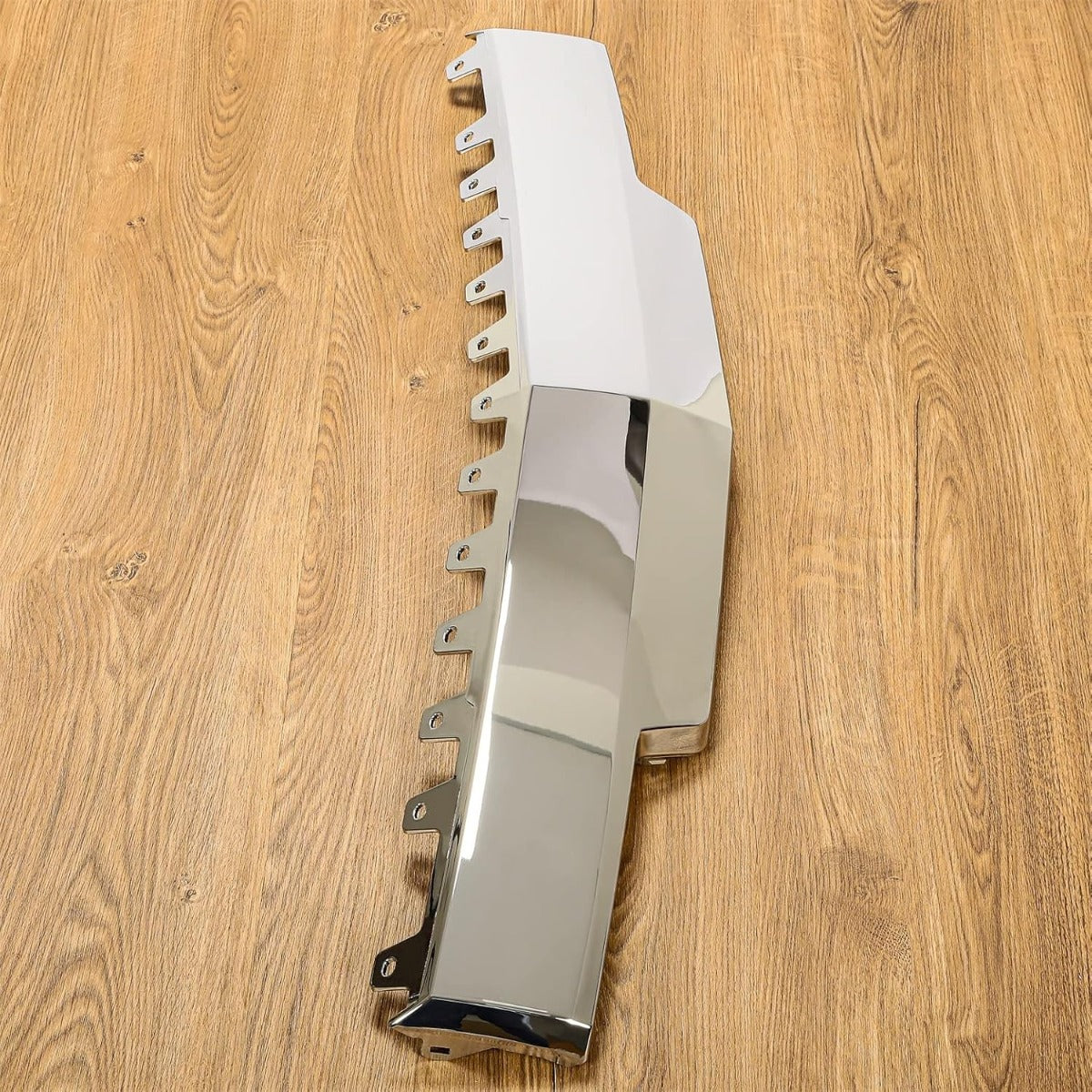 Front Bumper Skid Plate Compatible with 2014-2015 Chevy Chevrolet Silverado 1500 Cadillac Escalade Replacement for 22944882 GM1087249C Chrome