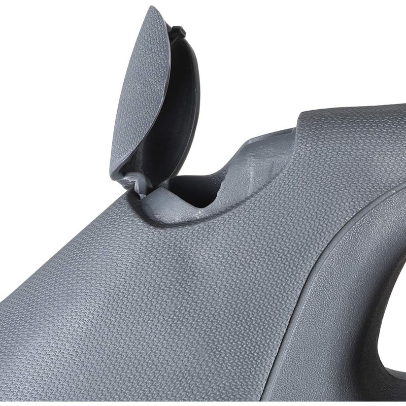 A Pillar Grab Handle Interior Trim Left Driver Side Compatible with 2011-2016 Ford F-250 F-350 F-450 F-550 Super Duty Replacement for BC3Z-2503599-AC - Gray LYAP-060-GRAY-L
