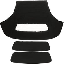Convertible Soft Top Replacement  for 2005-2014 Ford Mustang, Soft Roof with Clear Plastic Window, Premium Grade Black Sailcloth Vinyl