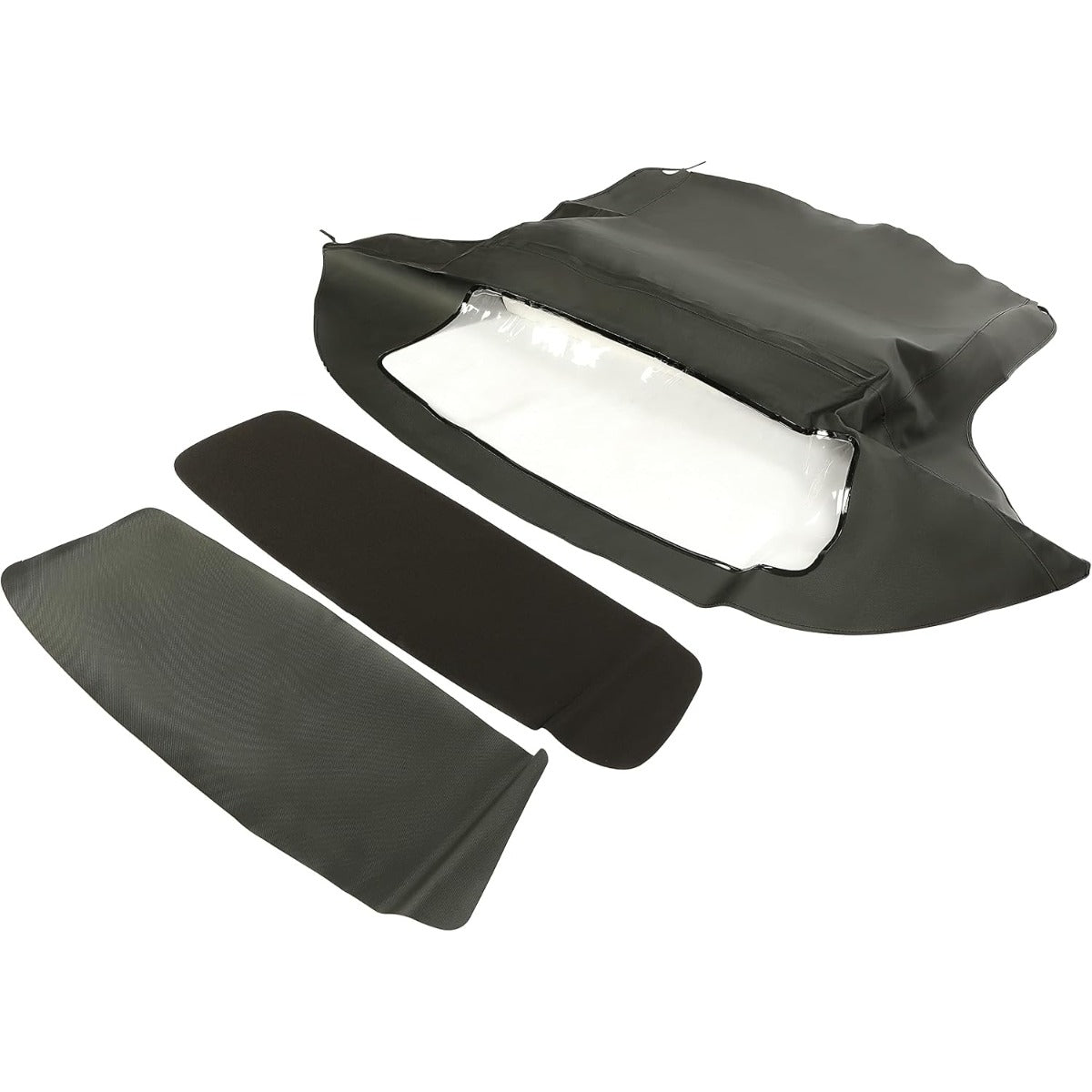 Kojem Convertible Soft Top Roof Cover Compatible with 1996-2002 BMW Z3 & M Roadster Convertibles Black with Plastic Window Replace for 54318411121 BM-33902 BM33902