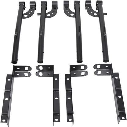 1000 LBS Adjustable Truck Contractors Rack Ladder Pickup Kayak Lumber Rack Side Bar Long Cab Full Size 60 Inches(W) x 138 Inches(L) x 34 Inches(H) (You Will get 2 Boxes) LYA-047TA+LYA-047TB
