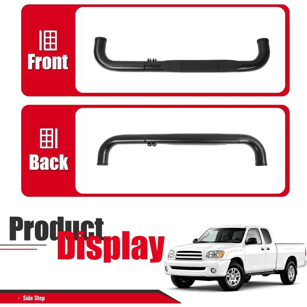 Running Board Step Compatible with 97-03 F-150/F-250 LD Regular Cab