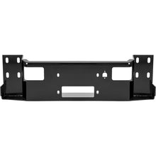 ALMULOO Universal Front Bumper Hidden Winch Mounting Plate for All Full Size Front Bumpers Compatible with Ford F150 F250 F350 F450 F550 Bronco Dodge Ram Winch Tray Mount Powder Coated Black