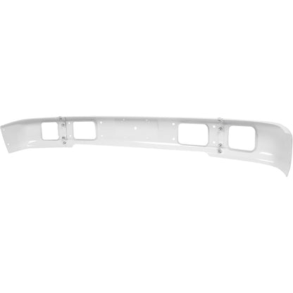 ALMULOO Front Bumper Compatible with 1992¨C2003 Isuzu NPR/NQR/NRR Trucks Heavy Duty Steel White