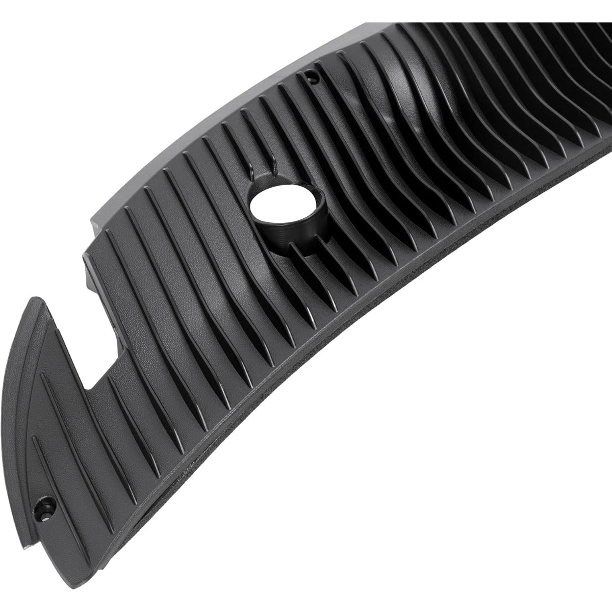 HECASA Front Left Windshield Wiper Cowl Panel Cover Compatible with 1992-2024 Ford E-Series E-150 E-250 E-350 Replace for 8C2Z15022A69AA F4UZ1502824A Window Wiper Cowl Panel Vent Grille Plastic Black