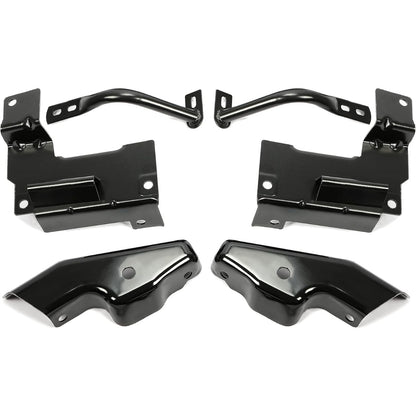 6PCS Front Bumper Brackets Set Compatible with 2003-2006 Chevy Chevrolet Silverado 1500 2002-2006 Chevy Chevrolet Avalanche 1500 Driver and Passenger Side Steel