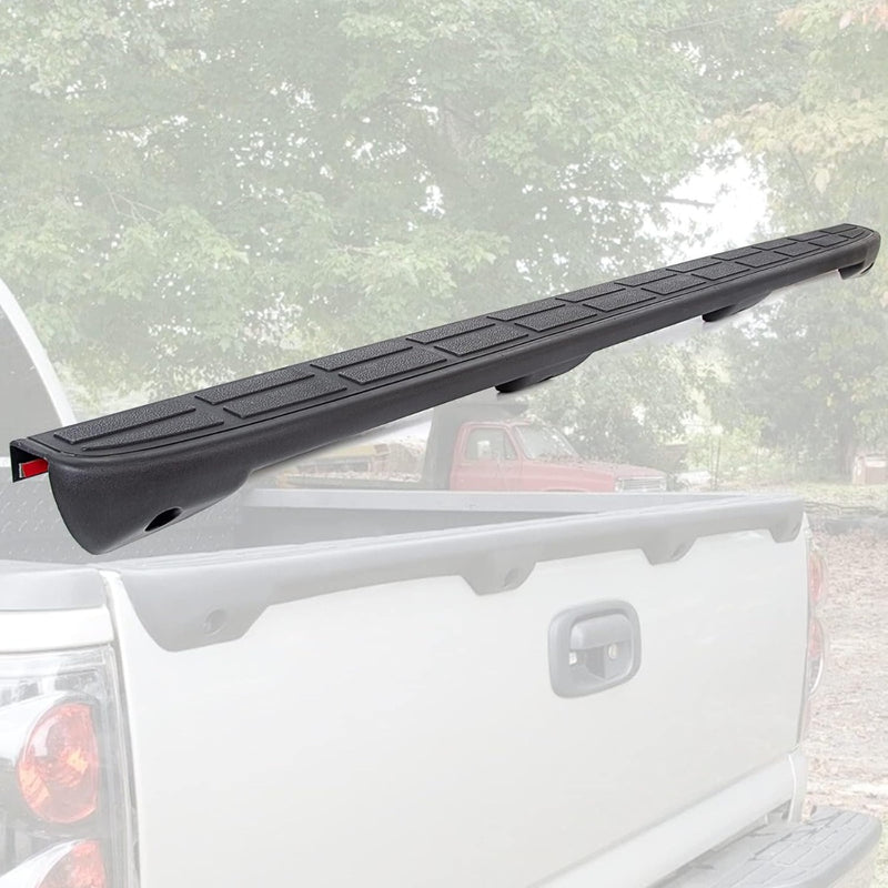 Tailgate Spoiler Cap Cover Compatible with 1999-2007 Chevy Silverado GMC Sierra Replacement for 15932249 GM1909101 Molding Top Protector Textured Black