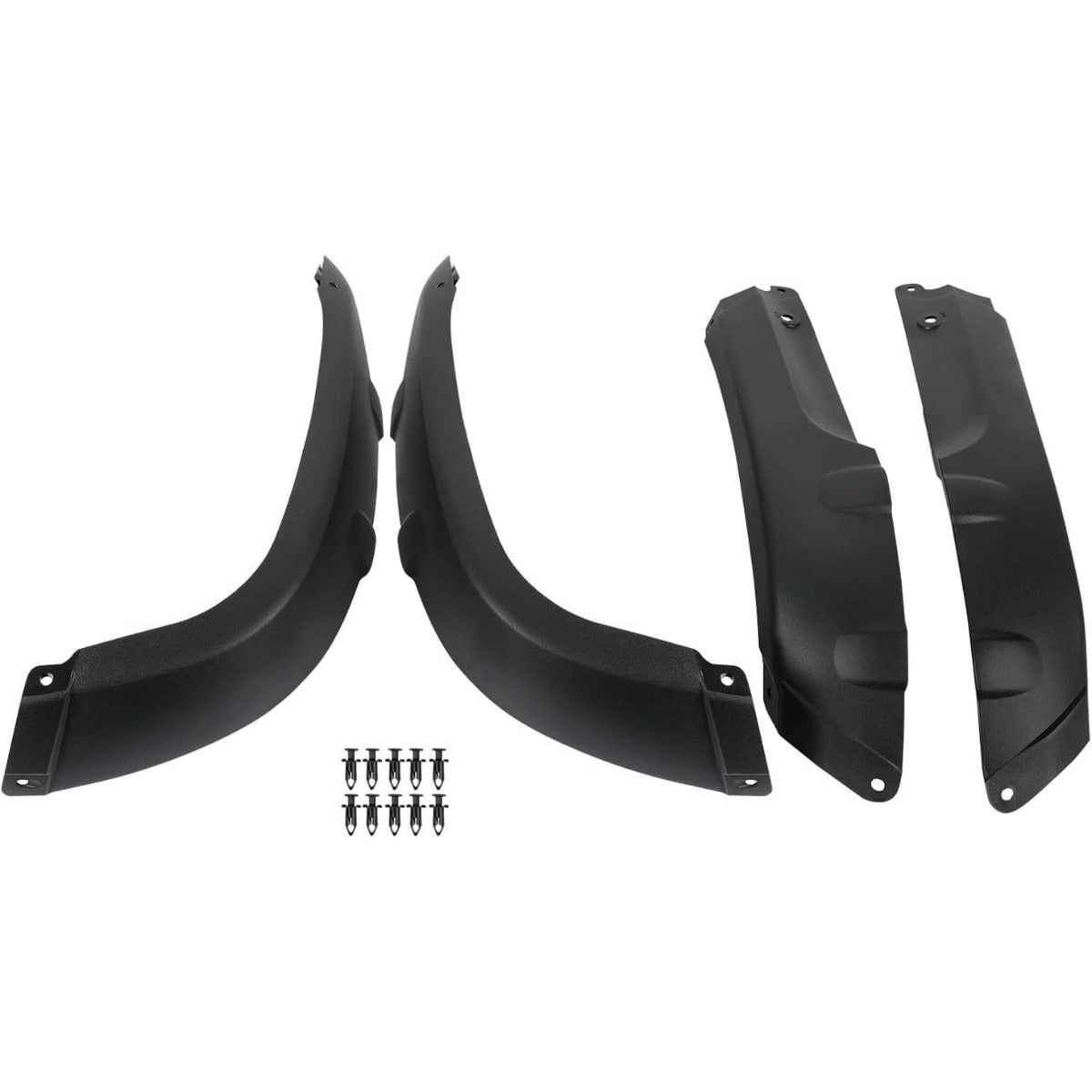 Mud Guard 4Pcs for  2005-2011 Honda TRX500FE 2005-2014 TRX500FA Fourtrax Foreman Rubicon 500 Fender Flares Black Plastic