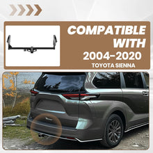 Rear Class 3 2” Trailer Hitch Compatible with 2004-2020 Toyota Sienna All Styles Replacement for 75237 Towing Receiver Steel Black