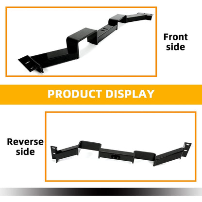 KUAFU Transmission Crossmember Double-Hump Compatible with 1978-1988 GM-2 GM G-Body Chevrolet Monte Carlo Coupe 2-Door Fits 700R4, 4L60, 4L60-E Transmission Powder Coated Steel