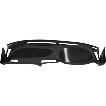Black Dashboard Cover Compatible with 1989-1994 Nissan 240SX w/o Heads Up Display Cutout ABS Plastic Painted&Textured
