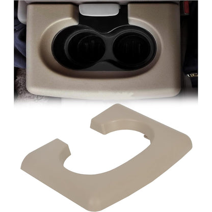 Center Console Cup Holder Armrest Pad Replacement Compatible with 2004-2014 Ford F150 TAN