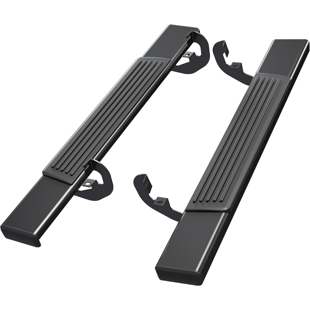 ALMULOO Side Steps Compatible with 19-25 Silverado/Sierra HD Regular Cab