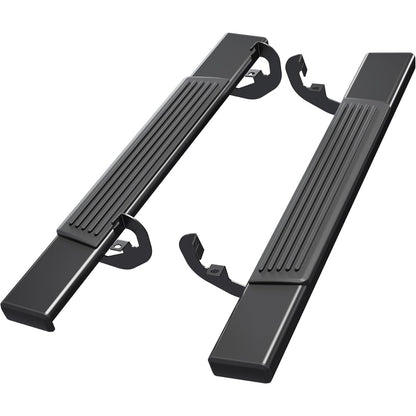 ALMULOO Side Steps Compatible with 19-25 Silverado/Sierra HD Regular Cab