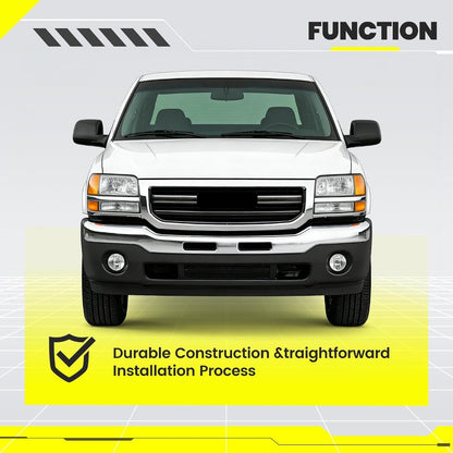 KUAFU Bumper Cover Compatible with 03-07 Sierra 1500/2500/3500 Series incl