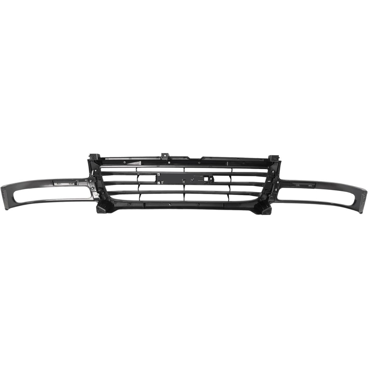 Grill Compatible with 2003-2006 GMC Sierra 1500|2007 GMC Sierra 1500 Classic|2003-2004 GMC Sierra 2500 Replacement for 19130790 GM1200476 Front Bumper Textured Grille Gray+Black Plastic(ABS)