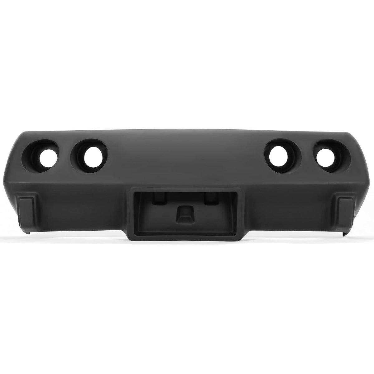 ALMULOO Front & Rear Bumper Kit Compatible with 1975 Corvette w/Letter Indents Fiberglass Painted(Primer) Black
