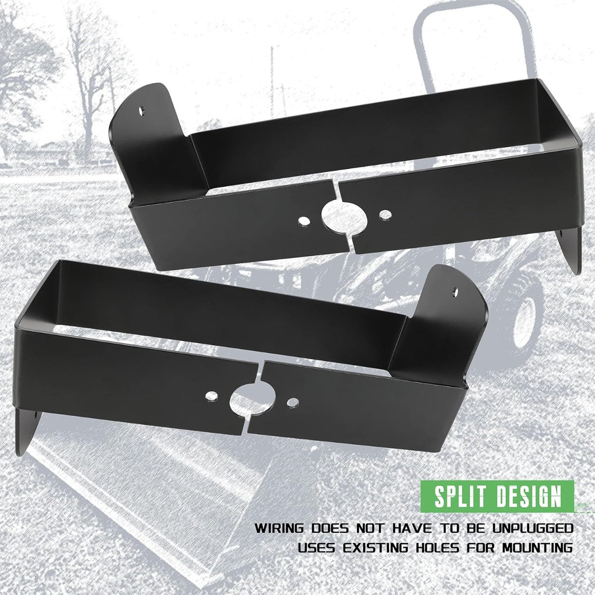 Brush Light Guard Steel Compatible with John Deere 1023 1025R 1026R 2025R Replace for BLV10400