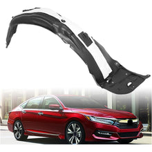 Front Inner Fender Liner for  2016-2017 Honda Accord Sedan Replacement for  Wheel Liner Splash Shield Splash Guard Passenger Side