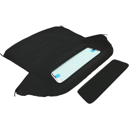 Soft Top for 1998-2004 Chevy Chevrolet Corvette C5 Convertible Top Black Sailcloth Vinyl with Heated Glass Window
