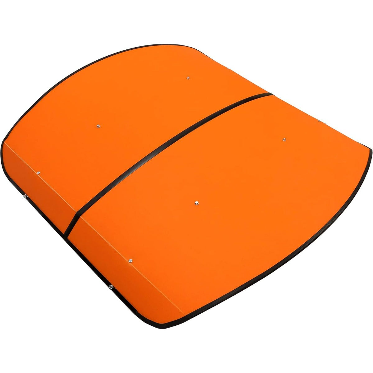 Orange Tractor Canopy Compatible with All ROPS 48-3/8 Inches X 48-3/8 Inches Equipped Tractors and Mowers with a 2 Inches x 2 Inches or 2 Inches x 3 Inches ROPS (Will Add About 4 Inches to The Height of The Tractor) LYJD-031S-2