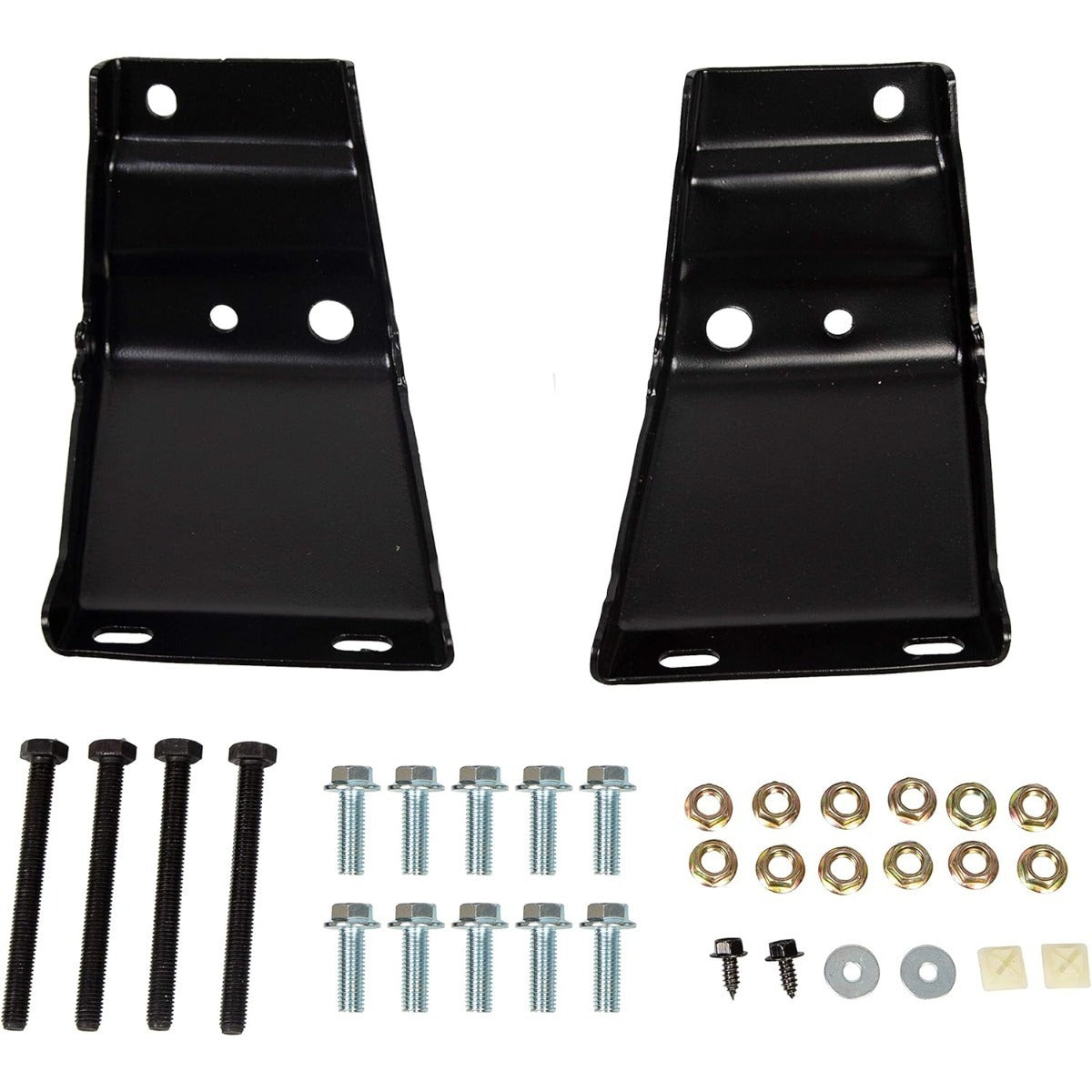 Rear Step Bumper Assembly Compatible With 2002-2008 Dodge Ram 1500 2003-2009 Ram 2500 3500 Replace for CH1103111 CH1103108 W/Top Pads & & license Plate lamp Chrome