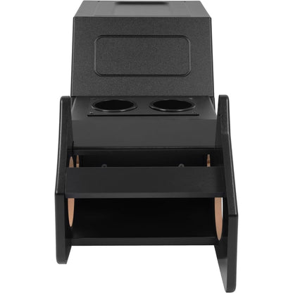 Center Console Subwoofer Box Compatible with 03-06 Silverado/Sierra | That Comes With Factory Center Console Crew/Single /Ext Cab MDF+Plastic(ABS) Black Center Console Subwoofer Box