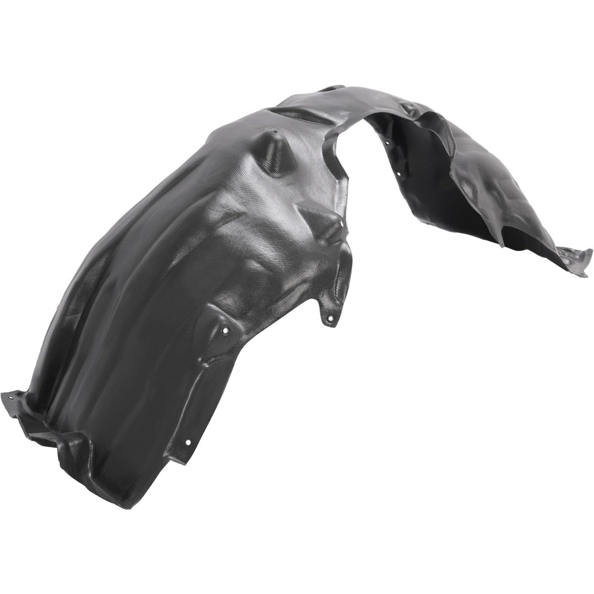 Front Right Inner Fender Liner Compatible with 2018-2024 Toyota Camry SE/XSE/TRD/Hybrid SE/XSE/TRD North American Model w/o Insulation Foam Replace for TO1249214 Plastic(PE) Unfinished Black